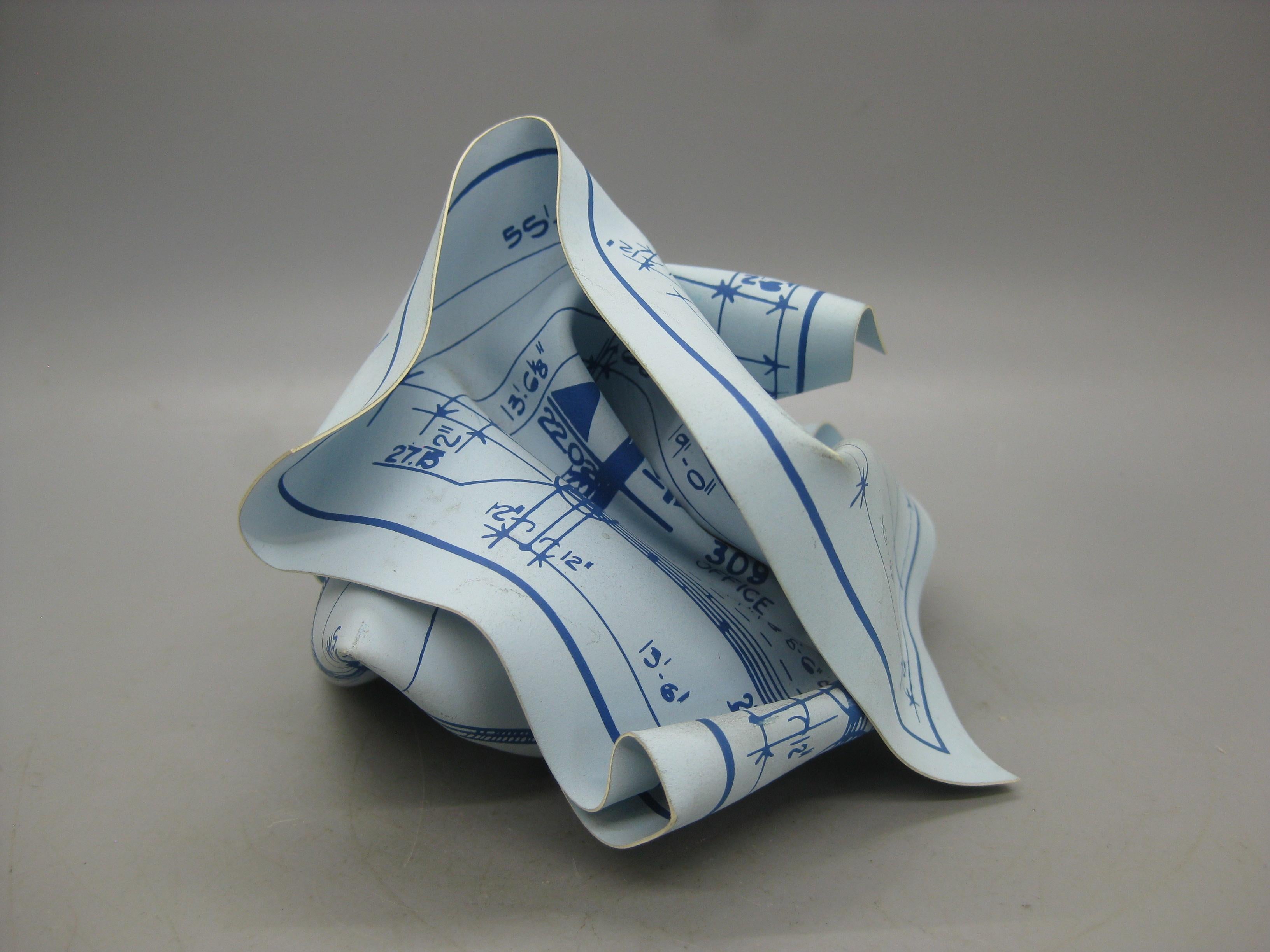 MoMA 1986 Blueprint Paperweight 