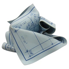 MoMA 1986 Blueprint Paperweight "The Architect" by Designer Tibor Kalman, M&Co