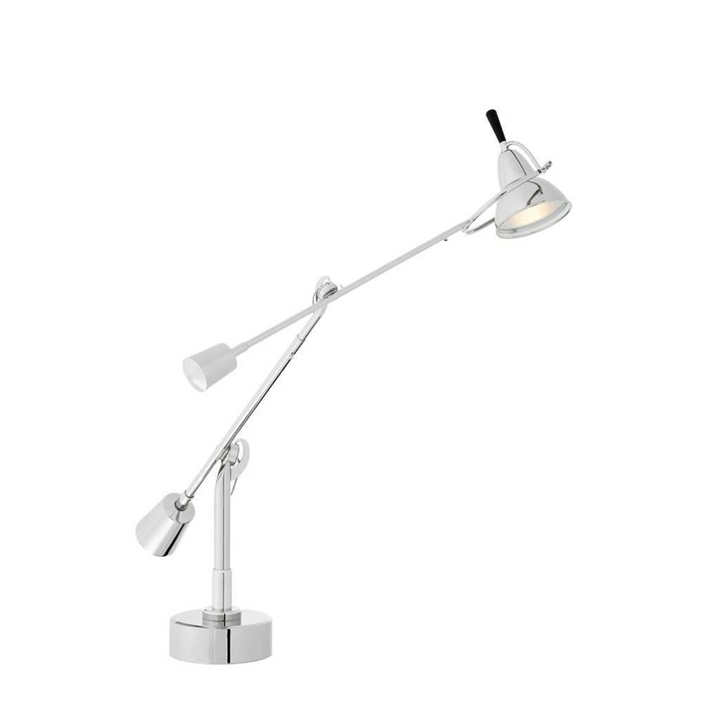 Desk lamp moma with structure in
nickel finish. 1 bulb, lamp holder type
G9, max 40 watt. Bulb not included.
