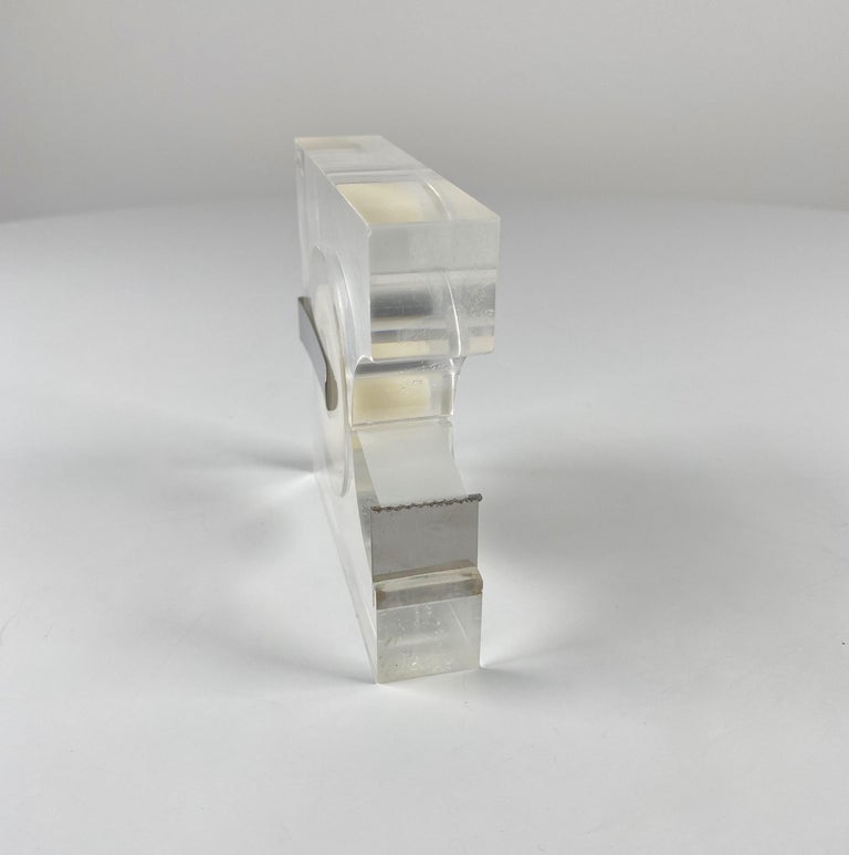 MoMA NY Robert P. Gottlieb Design Lucite Tape Dispenser \'19631973