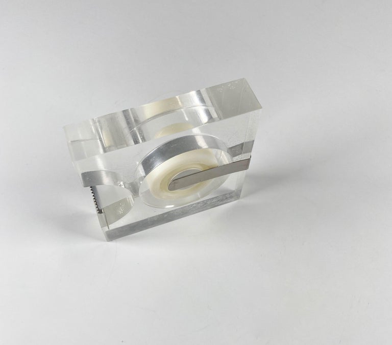 MoMA NY Robert P. Gottlieb Design Lucite Tape Dispenser \'19631973