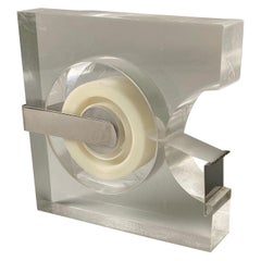Vintage MoMA NY Robert P. Gottlieb Design Lucite Tape Dispenser \'1963-1973'