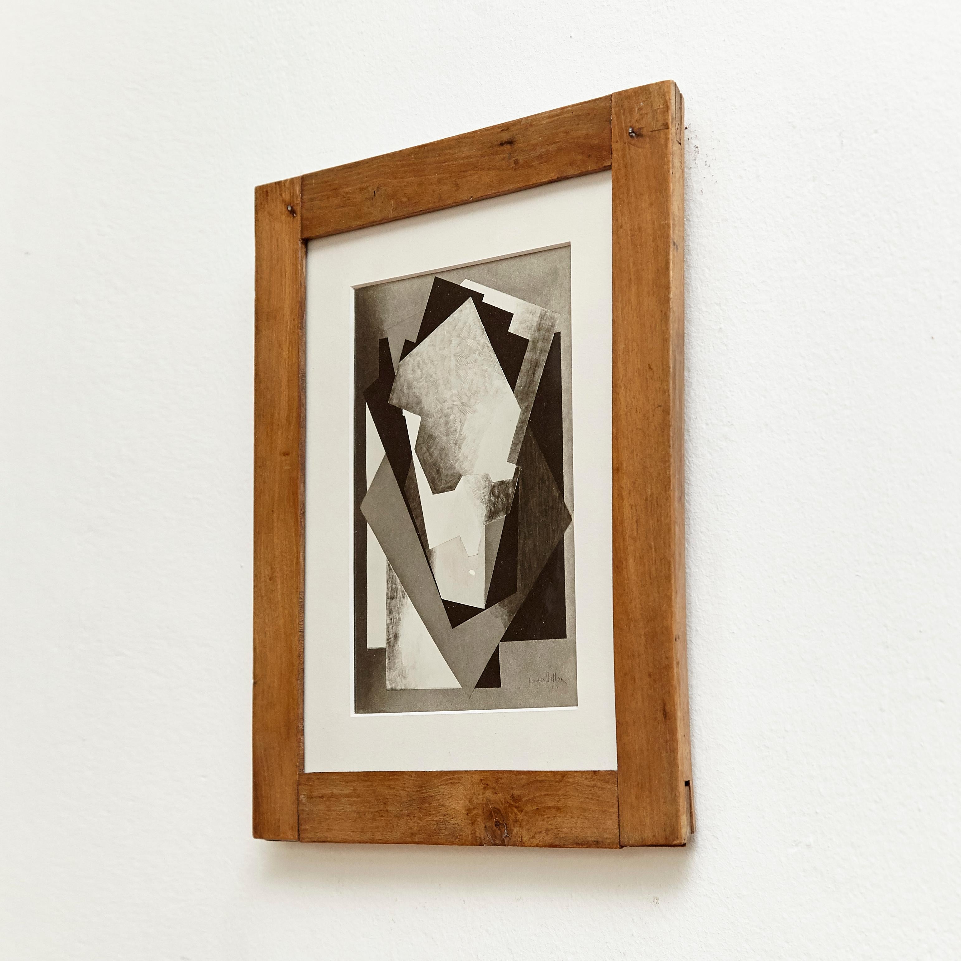 Mid-Century Modern Moma Photography of Jacques Villon Composition by Soichi Sunami, circa 1950 For Sale