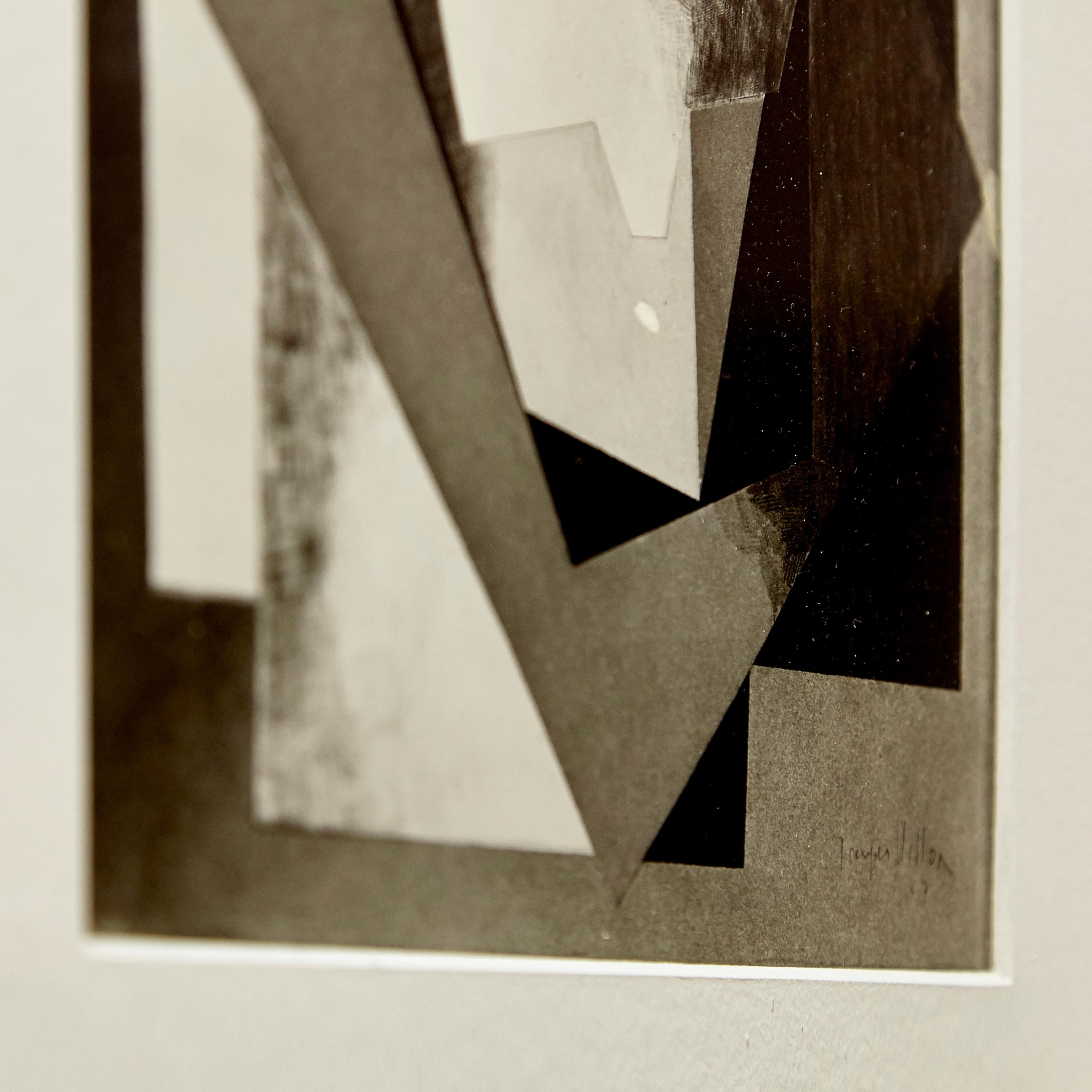 Paper Moma Photography of Jacques Villon Composition by Soichi Sunami, circa 1950 For Sale