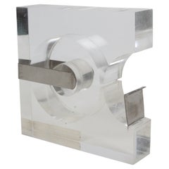 MOMA Robert P. Gottlieb Mid-Century Modern Designed Lucite Tape Dispenser 63'-73