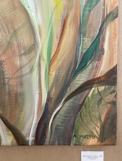 Between Light and Silence, Abstract, Organic Forms of Nature, 90x70 cm