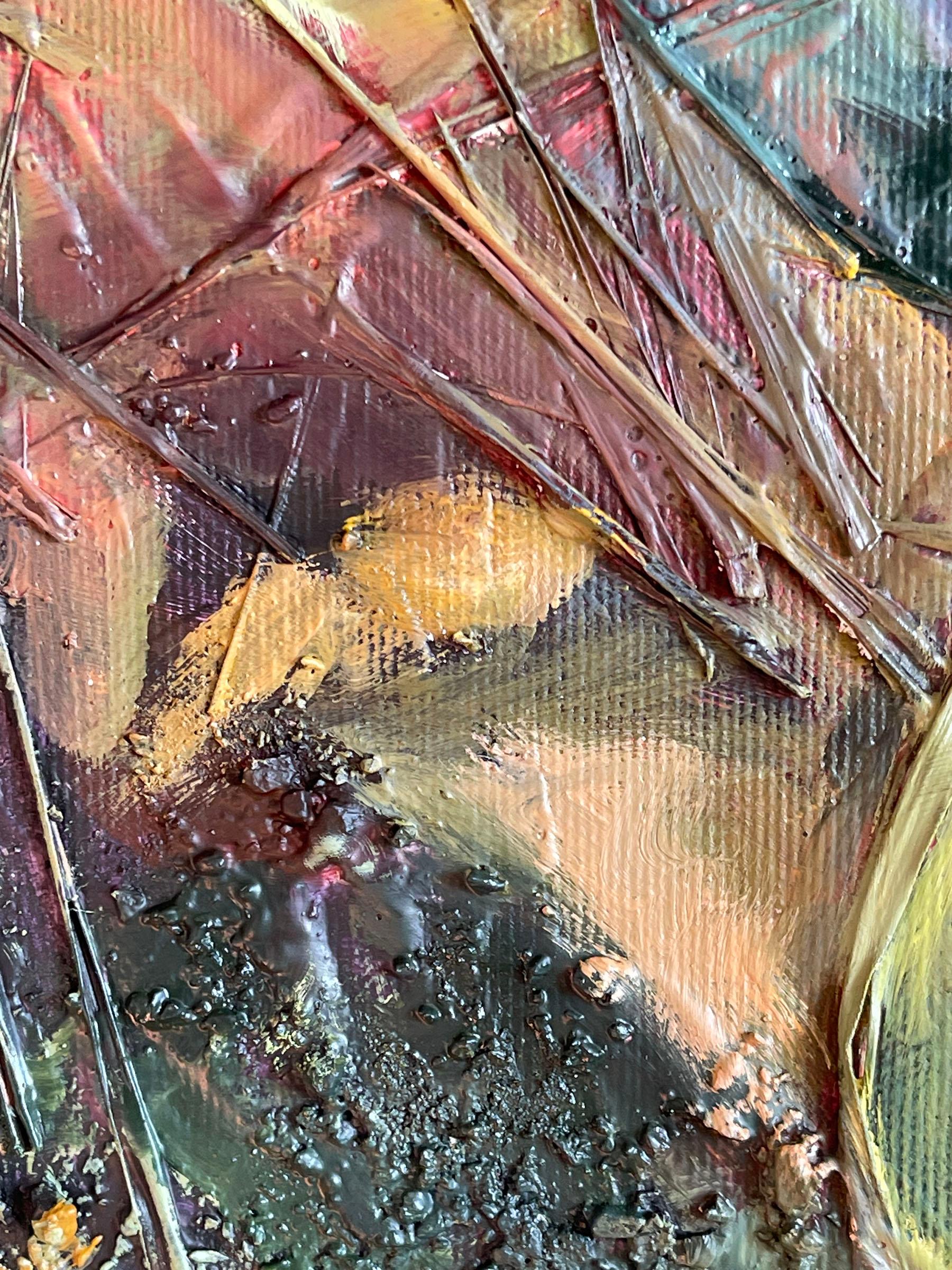Abbraccia la bellezza della vita. Pittura astratta in vendita 6