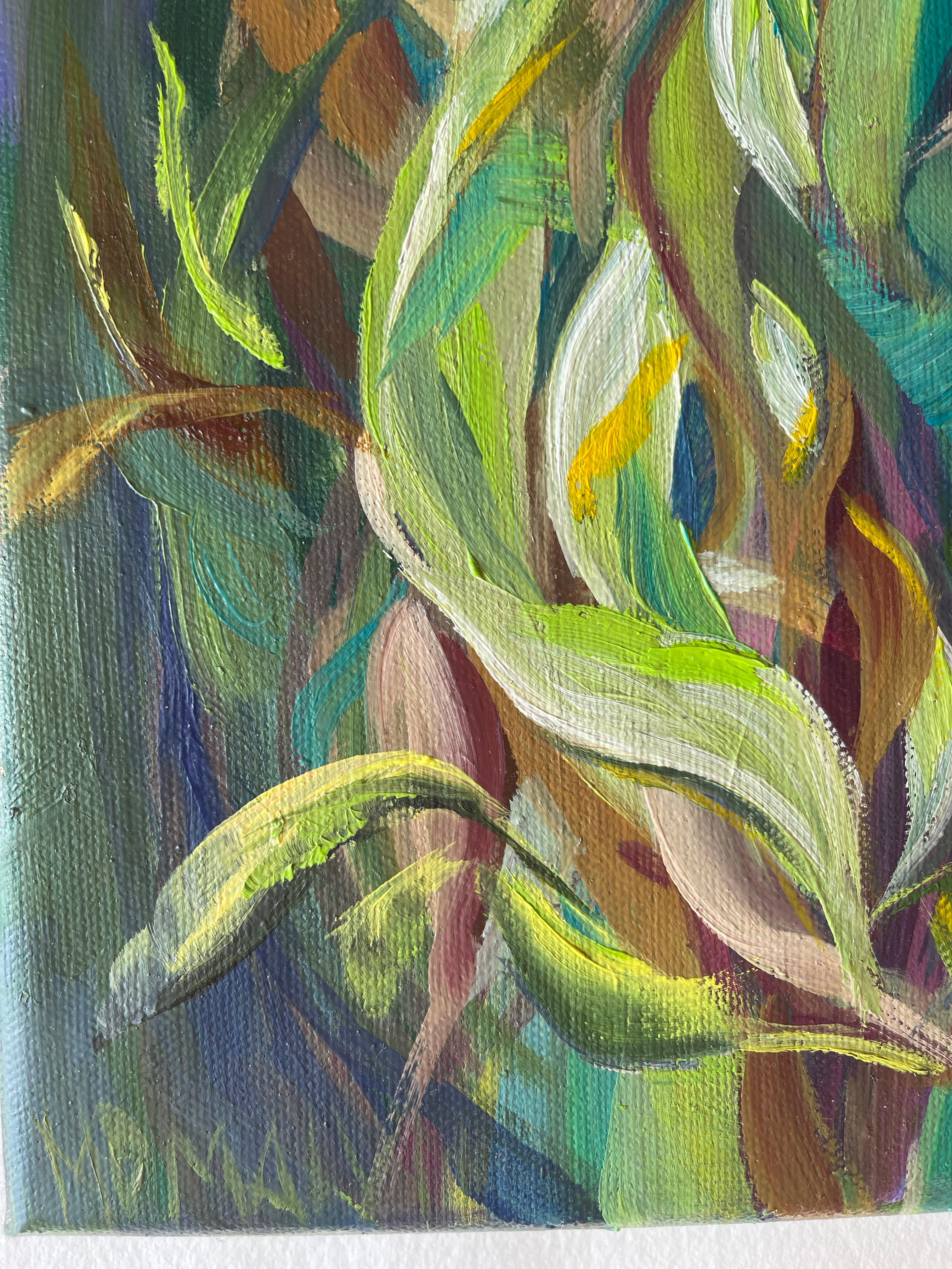 Fühlen. Abstraktes Ölgemälde – Painting von Momalyu Liubov