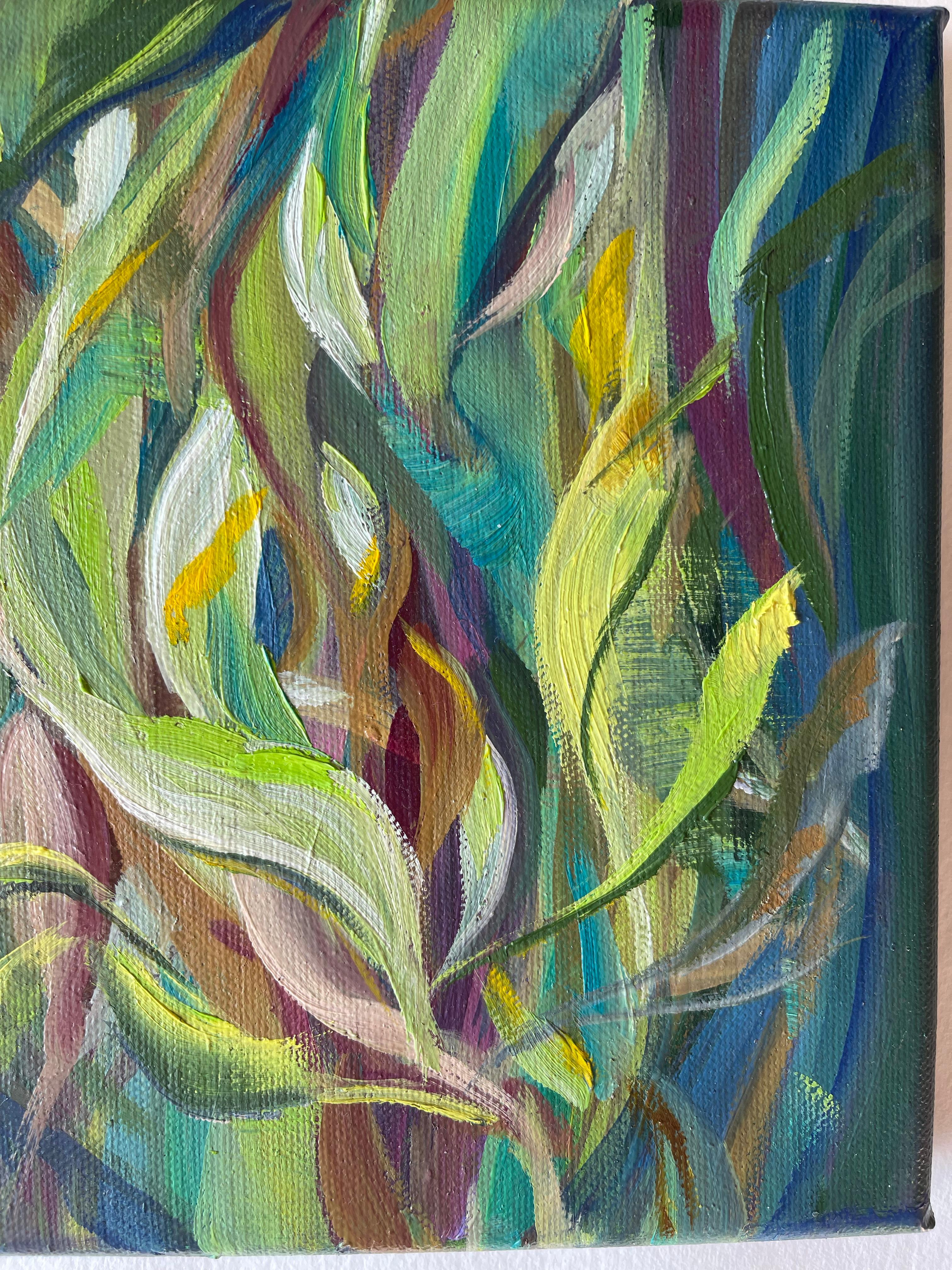 Fühlen. Abstraktes Ölgemälde (Impressionismus), Painting, von Momalyu Liubov