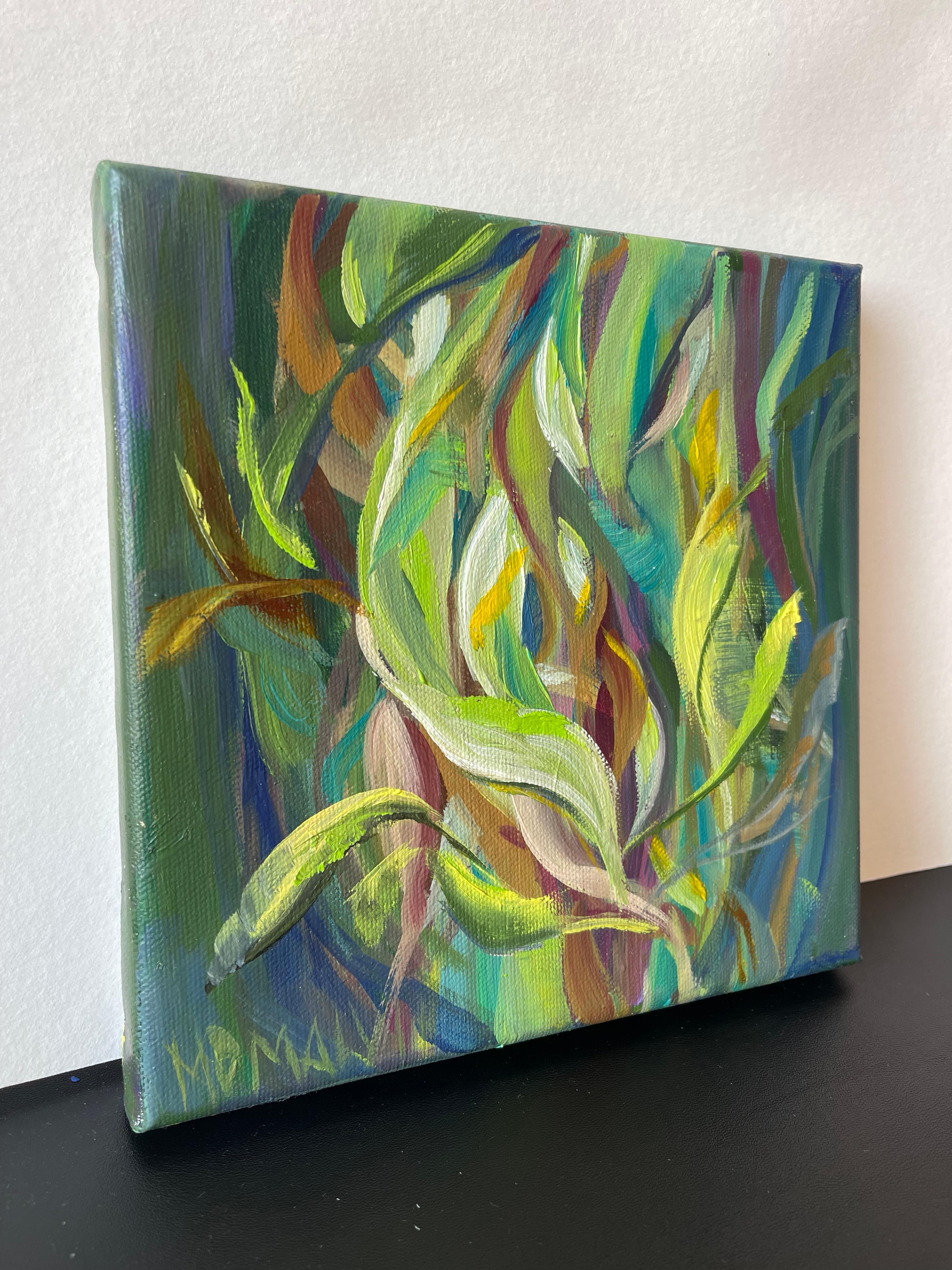 Fühlen. Abstraktes Ölgemälde im Angebot 1