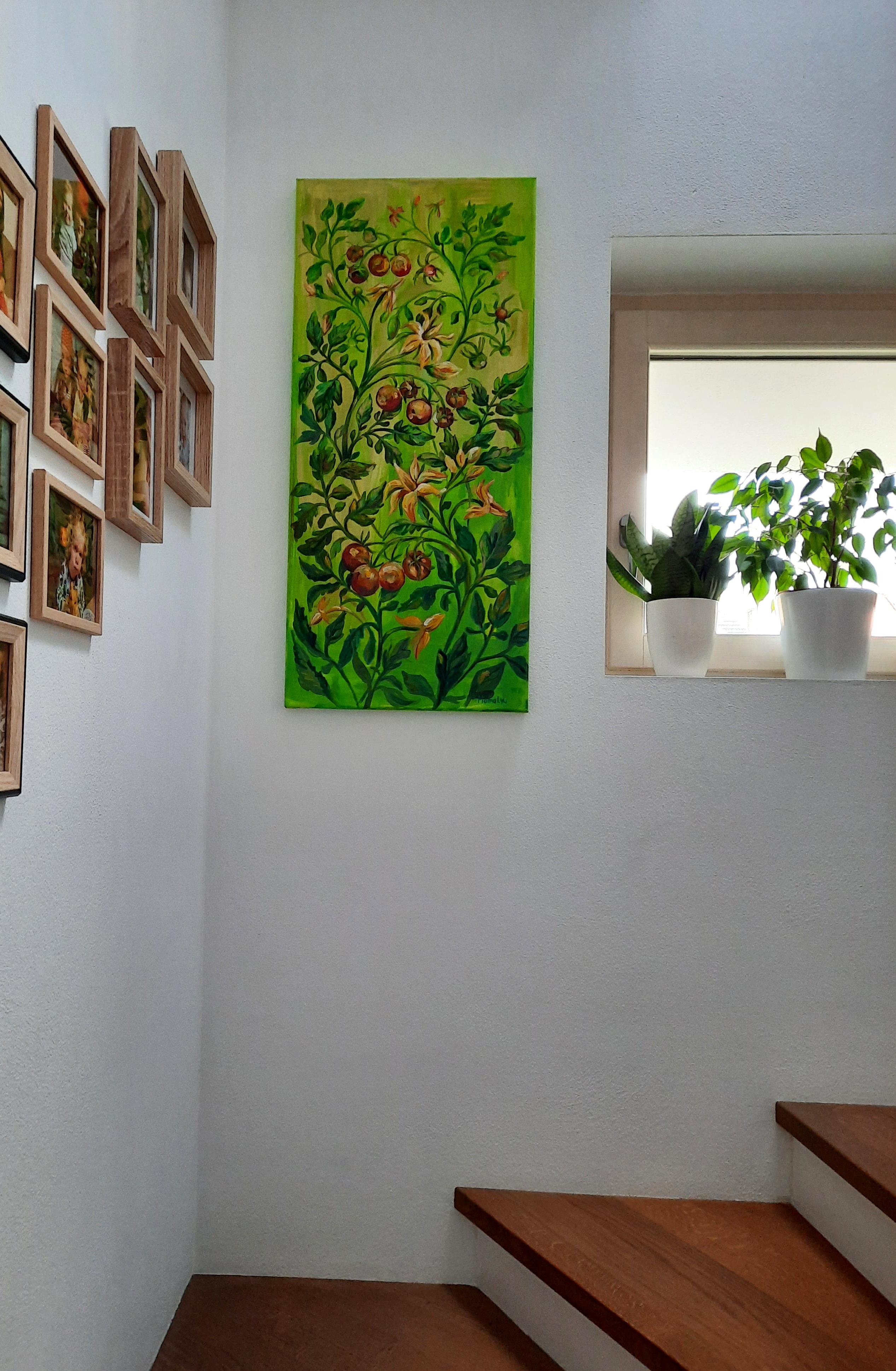 Gardener's joy Limited edition PRINT on canvas Ornament of vegetables - Impressionist Art by Momalyu Liubov
