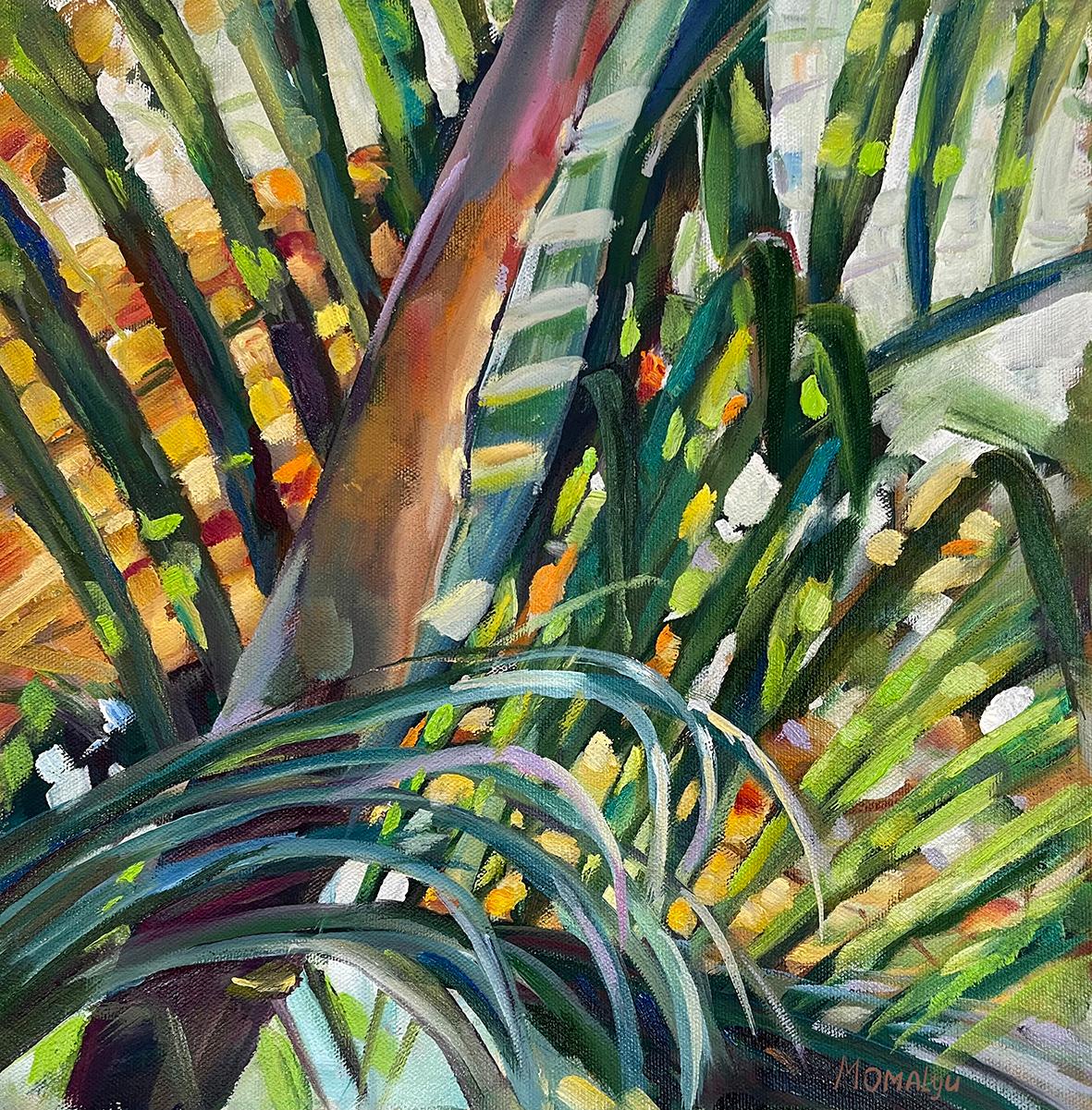 Original oil painting on canvas . 
How often are we in the moment, genuinely captivated by the beauty of nature, connecting with ourselves? 
Filled with the nature of Thailand, I expressed all my admiration for it on canvases
- Original oil painting