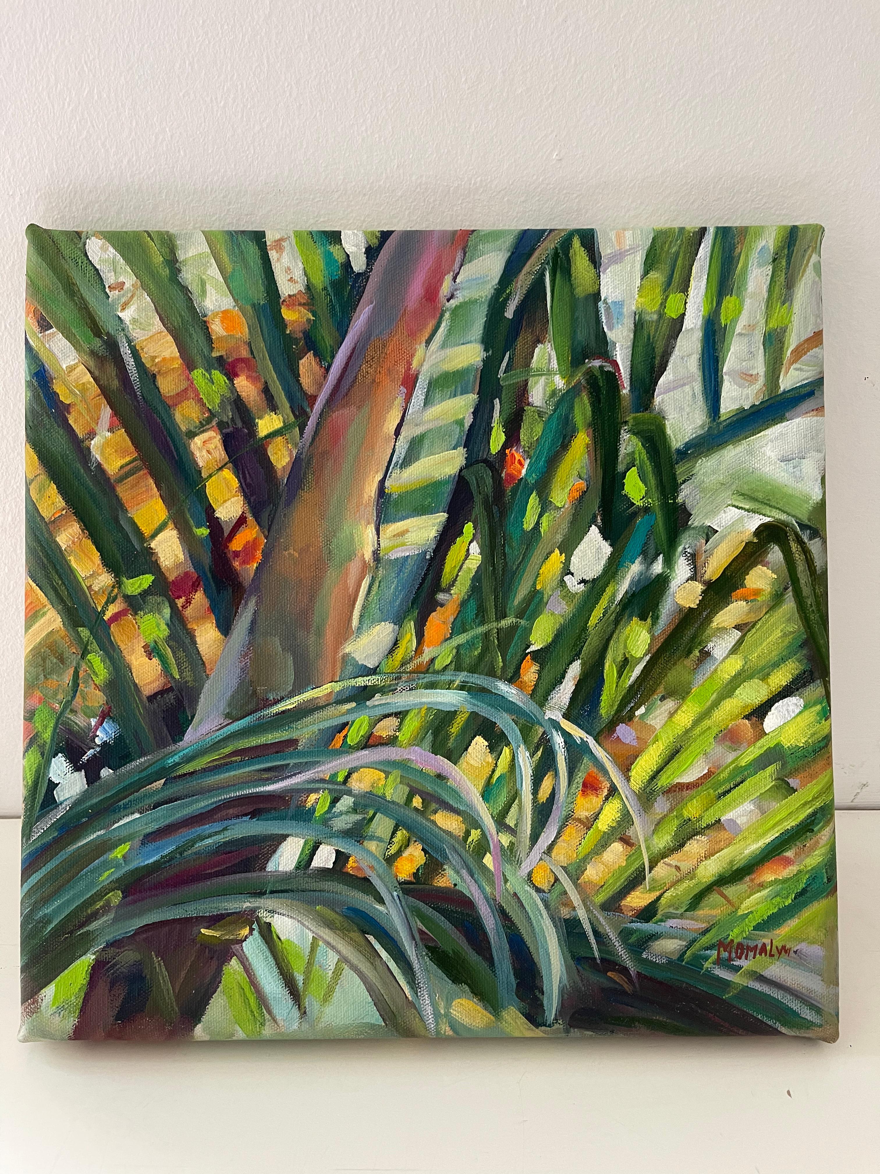 Golden Light Through the Palm For Sale 4