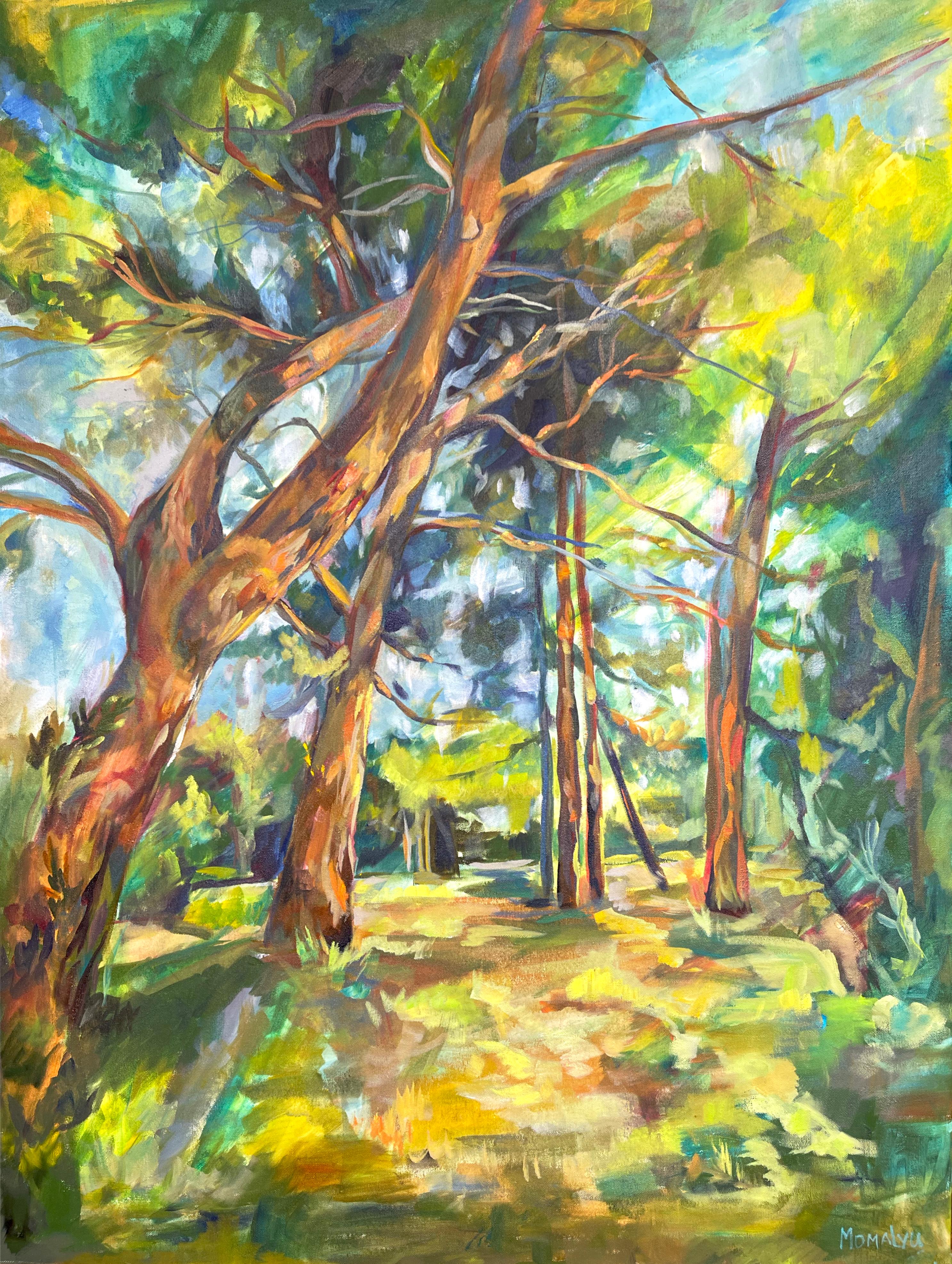 Momalyu Liubov Landscape Print - Irrational Beauty of the Forest. Part I. Limited Print on canvas