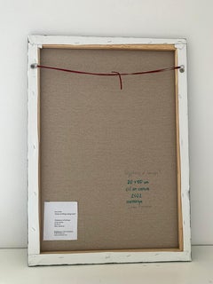 "Polyphony of feelings “. Vintage botanical pattern. Oil painting