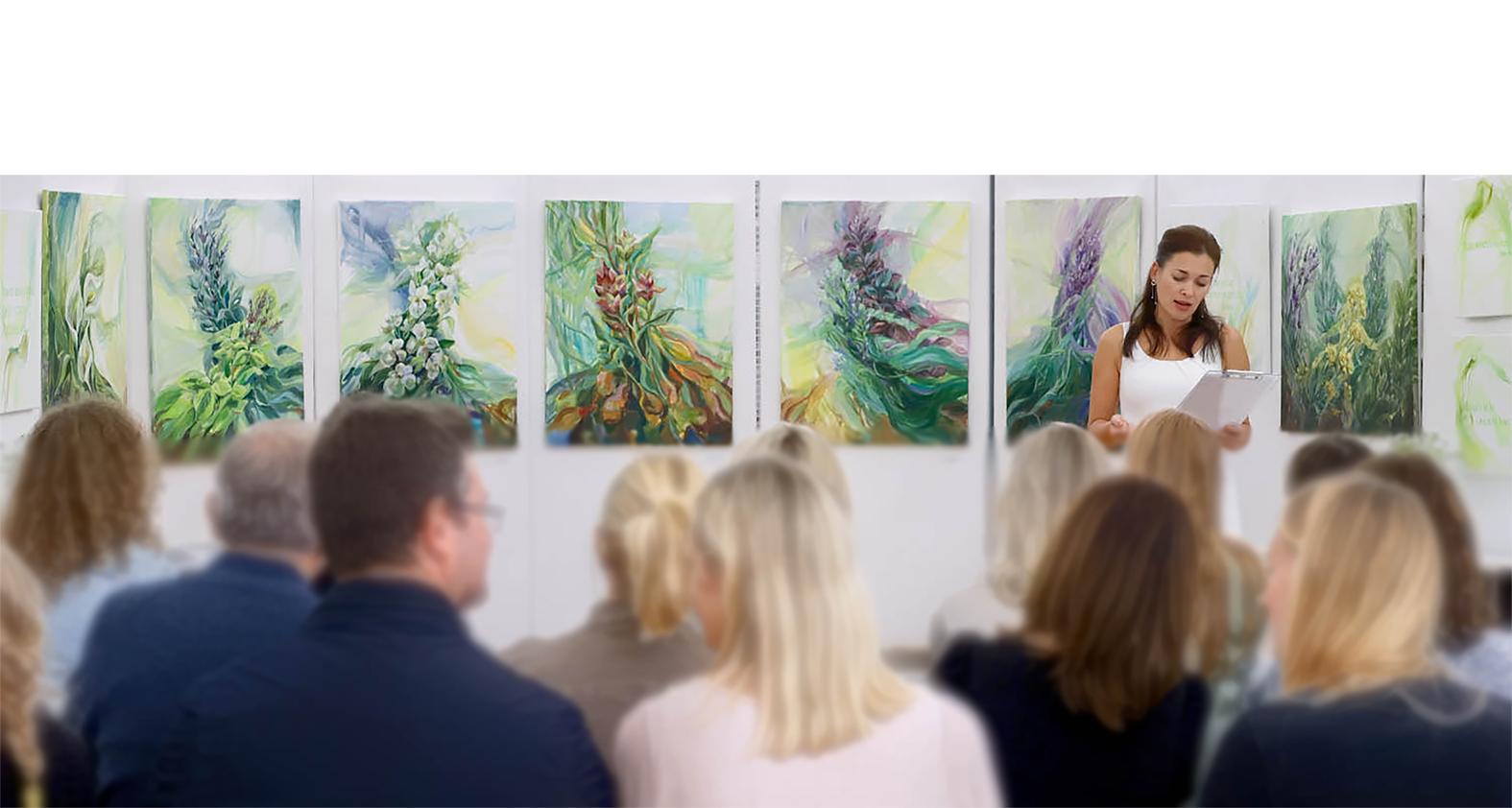 Die Magie von Jasminen.  Foliage Original Ölgemälde auf Leinwand im Angebot 5
