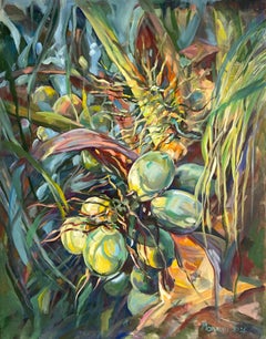 Tropical Magic. Oil Painting on Canvas, Signed, 70x90 cm