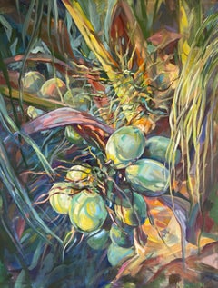 Tropical magic. Original oil painting on canvas