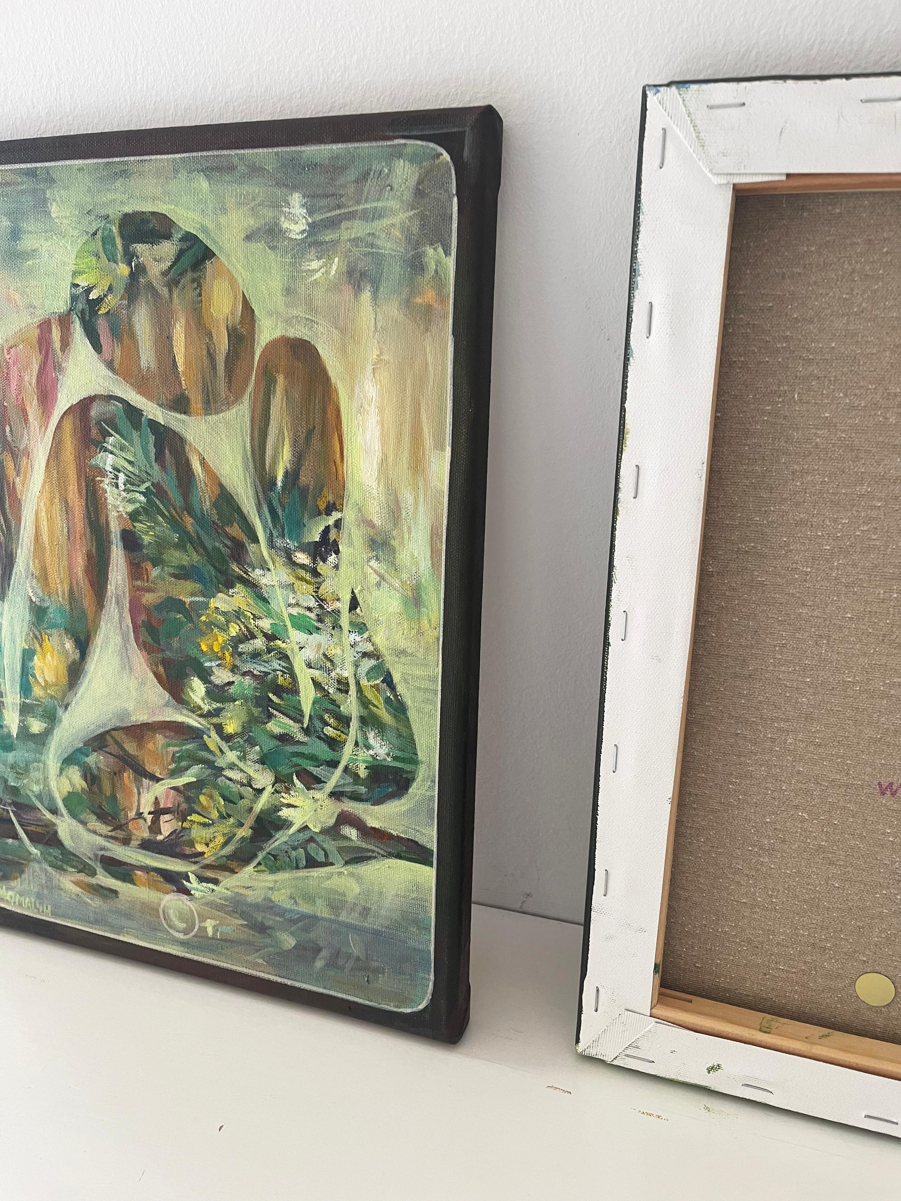 „Was mit Stereotypen?“  3 im Triptychon. Dekorative soziale Kunst – Painting von Momalyu Liubov