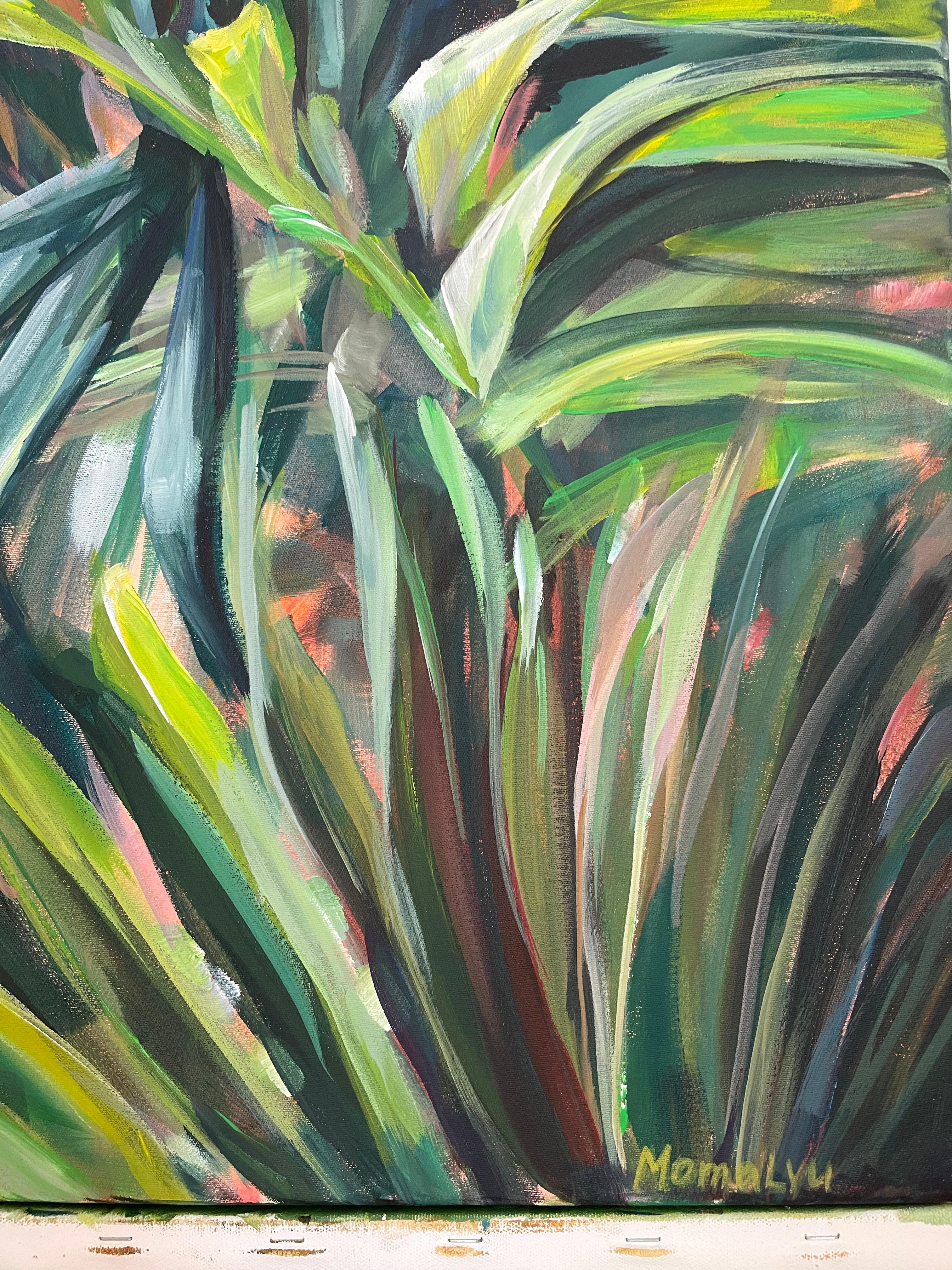 Whisper of palms. Greenery Tropical leaves. For Sale 3