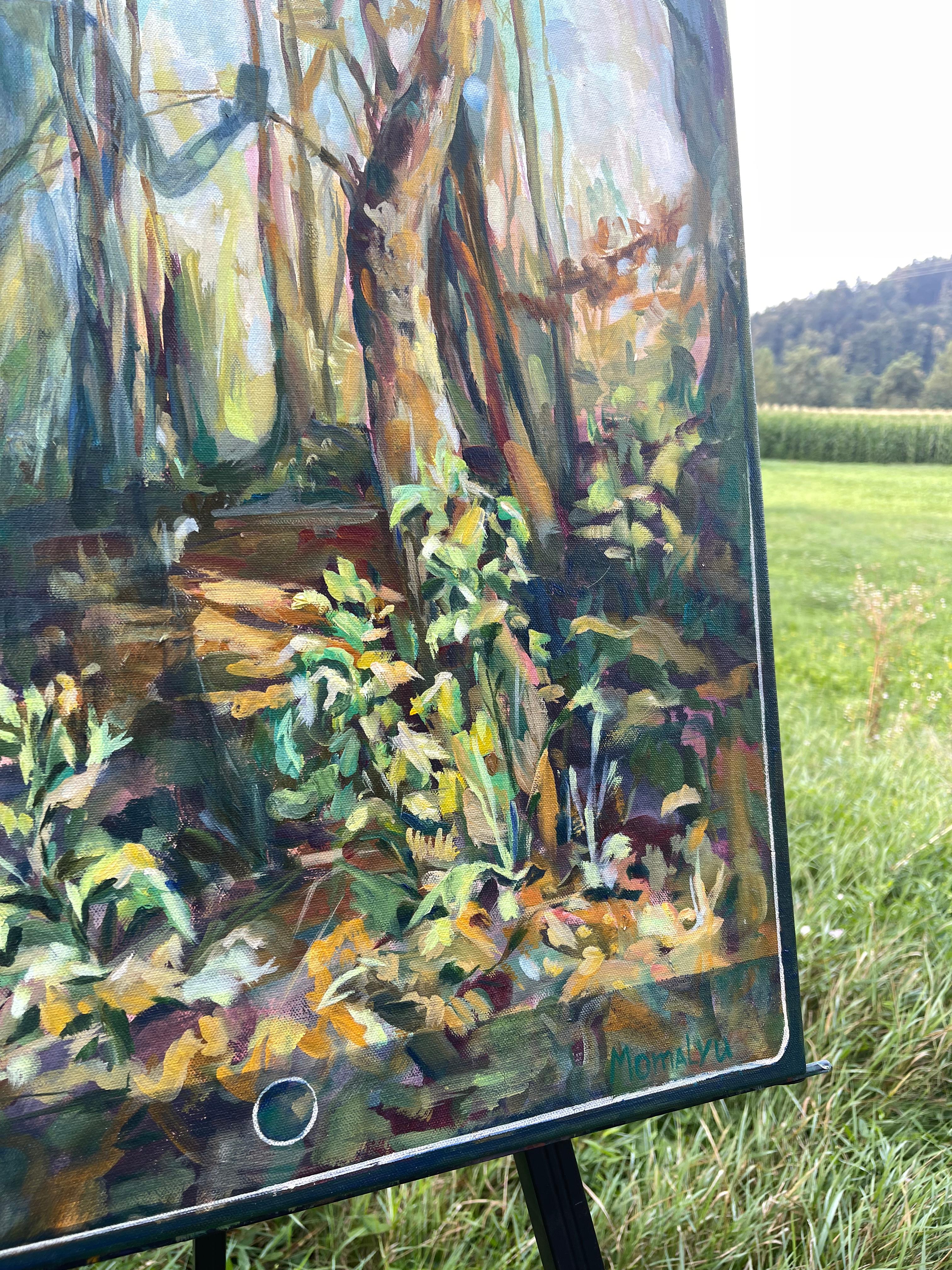 Wise woods. Original  Wald  Malerei (Impressionismus), Painting, von Momalyu Liubov