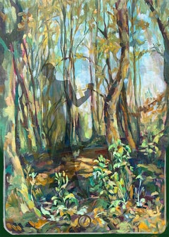 Maderas sabias. Original  bosque  pintura