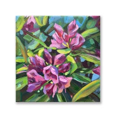 Flores alegres. Impresión Giclée sobre lienzo