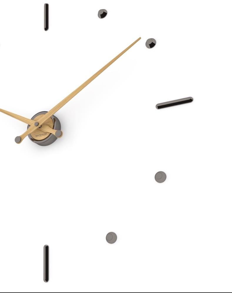 Nickel Momento 12 Wall Clock, Modern, Italy, 2019