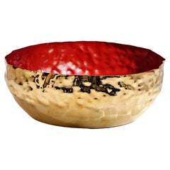 Momento Handmade Colourful Bowl by Jordan Keaney - Brass