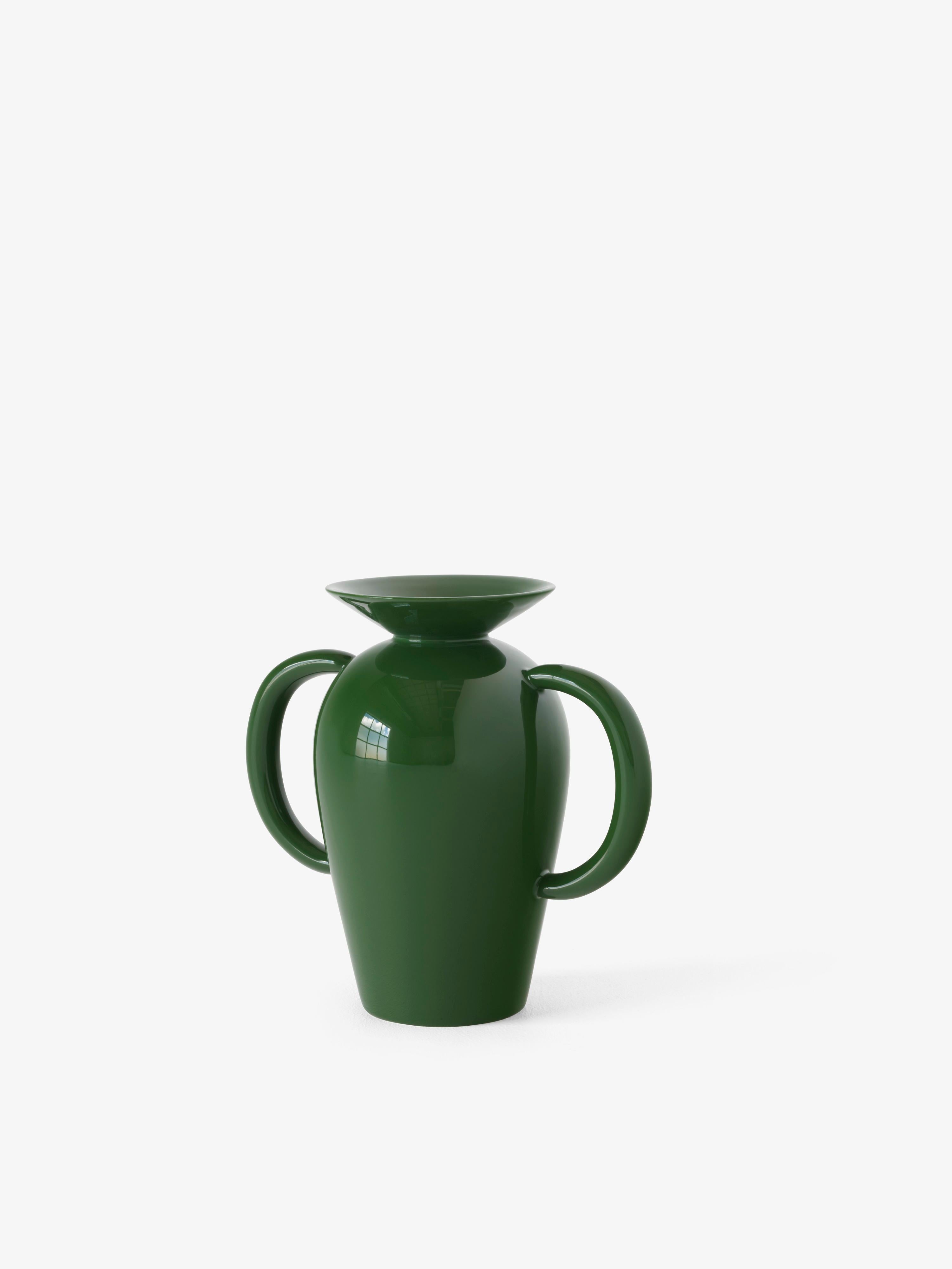 Modern Momento JH41 Vase, Emerald , by Jaime Hayon for &Tradition For Sale