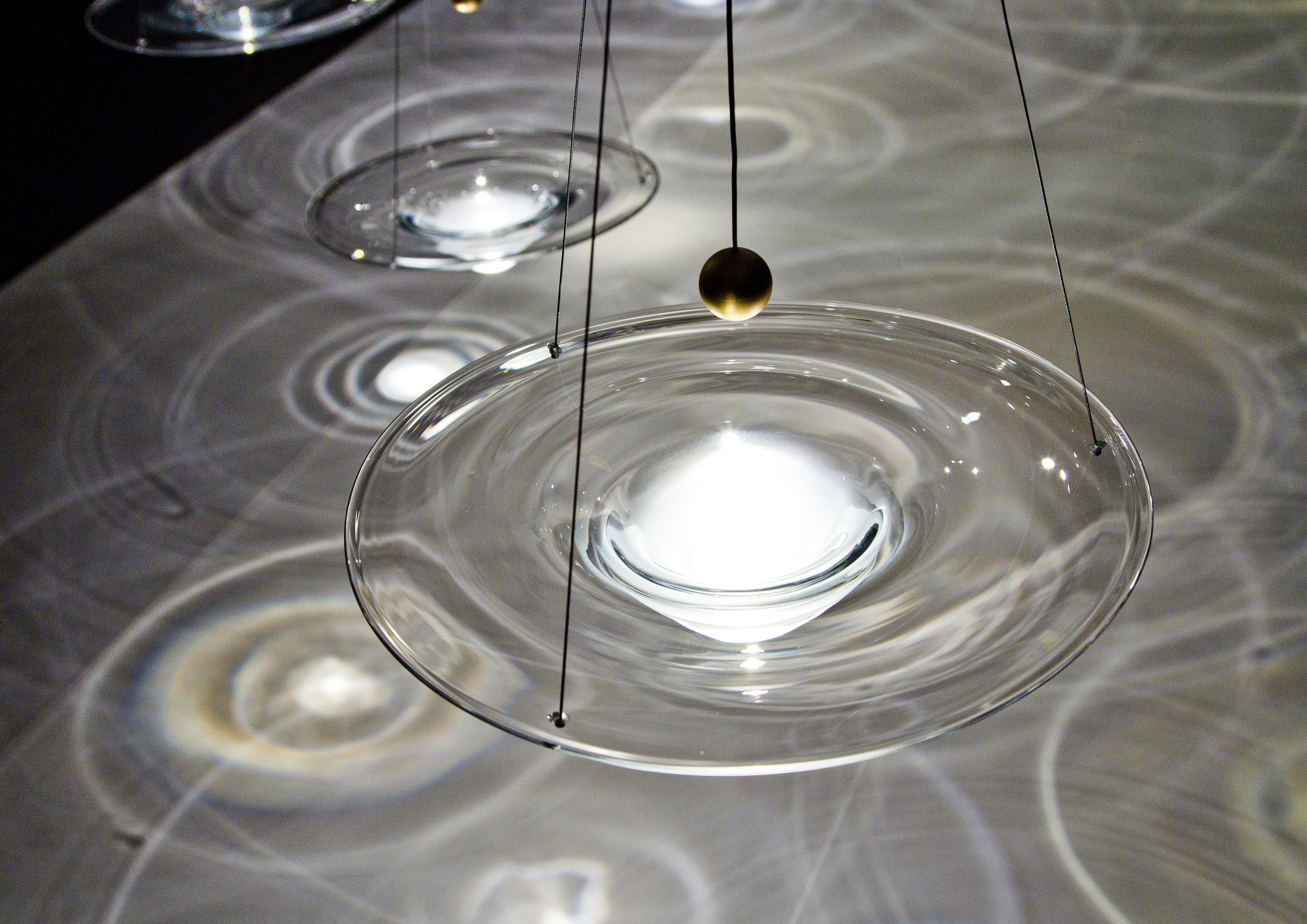 Momento MMT35 by Nao Tamura — Murano Blown Glass Pendant Lamp In New Condition For Sale In London, GB