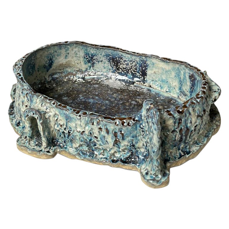 Mommy I Made an Ashtray, Bowl Blue' Centerpiece by Rutger De Regt, 2022 For Sale