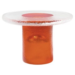 Momo rust resin coffee table Made in Italy by Hessentia