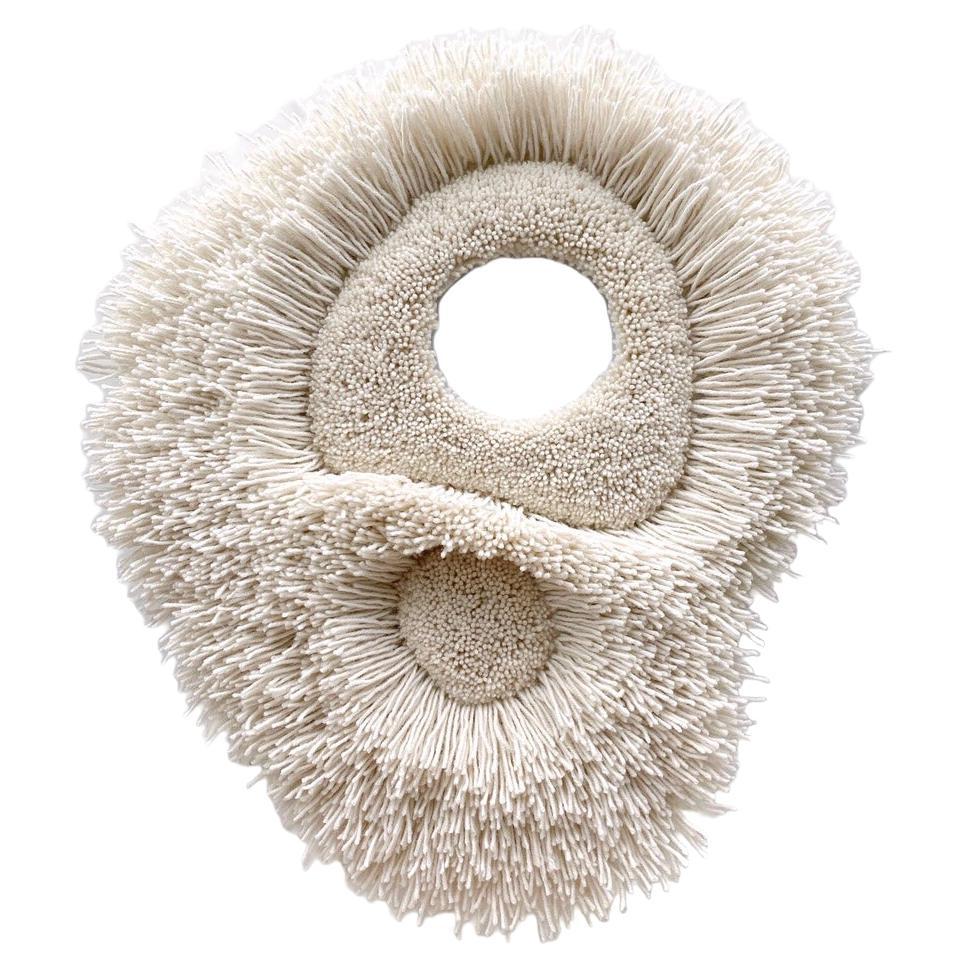 Momo Wave, Small textile fibre wall object For Sale