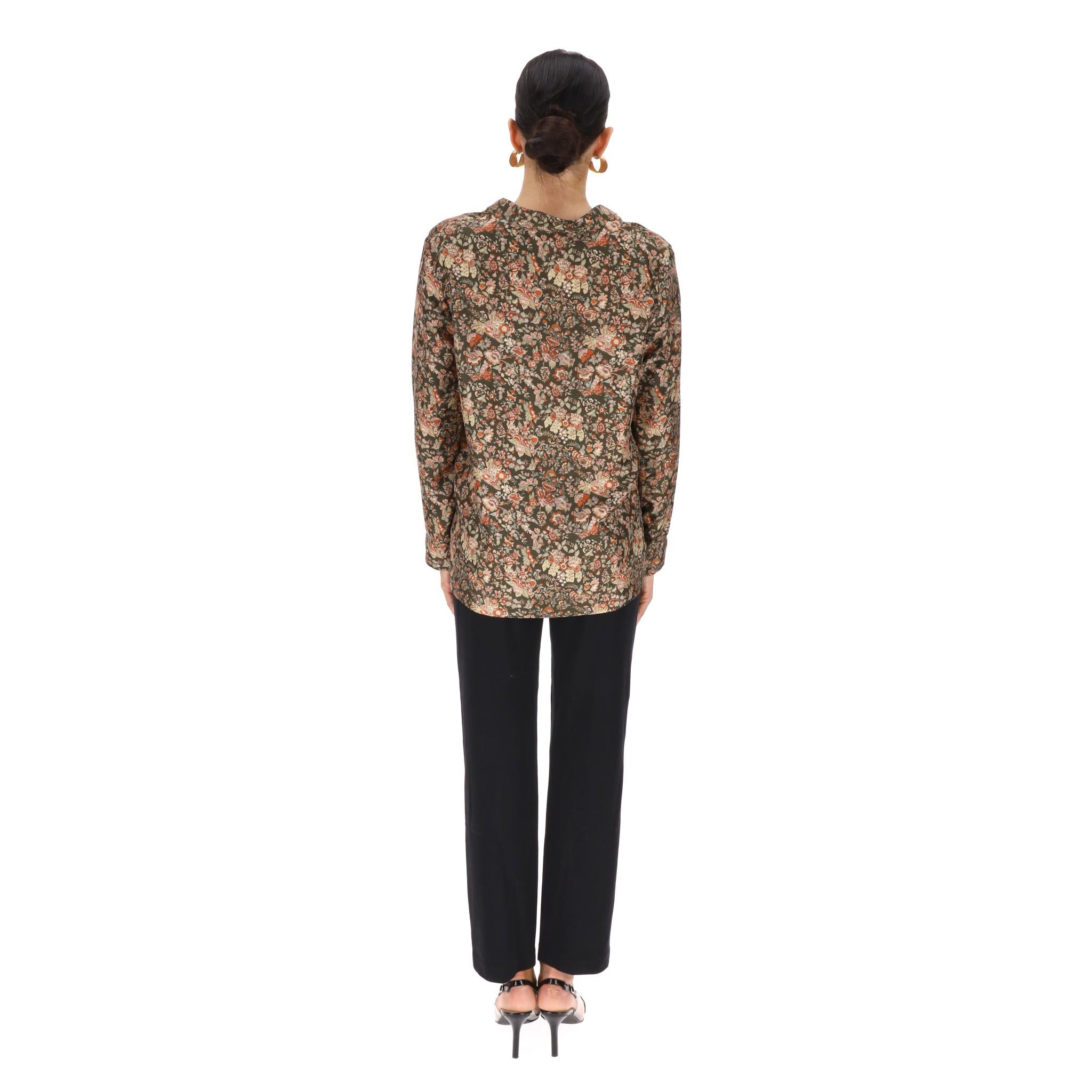 Momoni Silk Floral Top im Zustand „Hervorragend“ im Angebot in London, GB