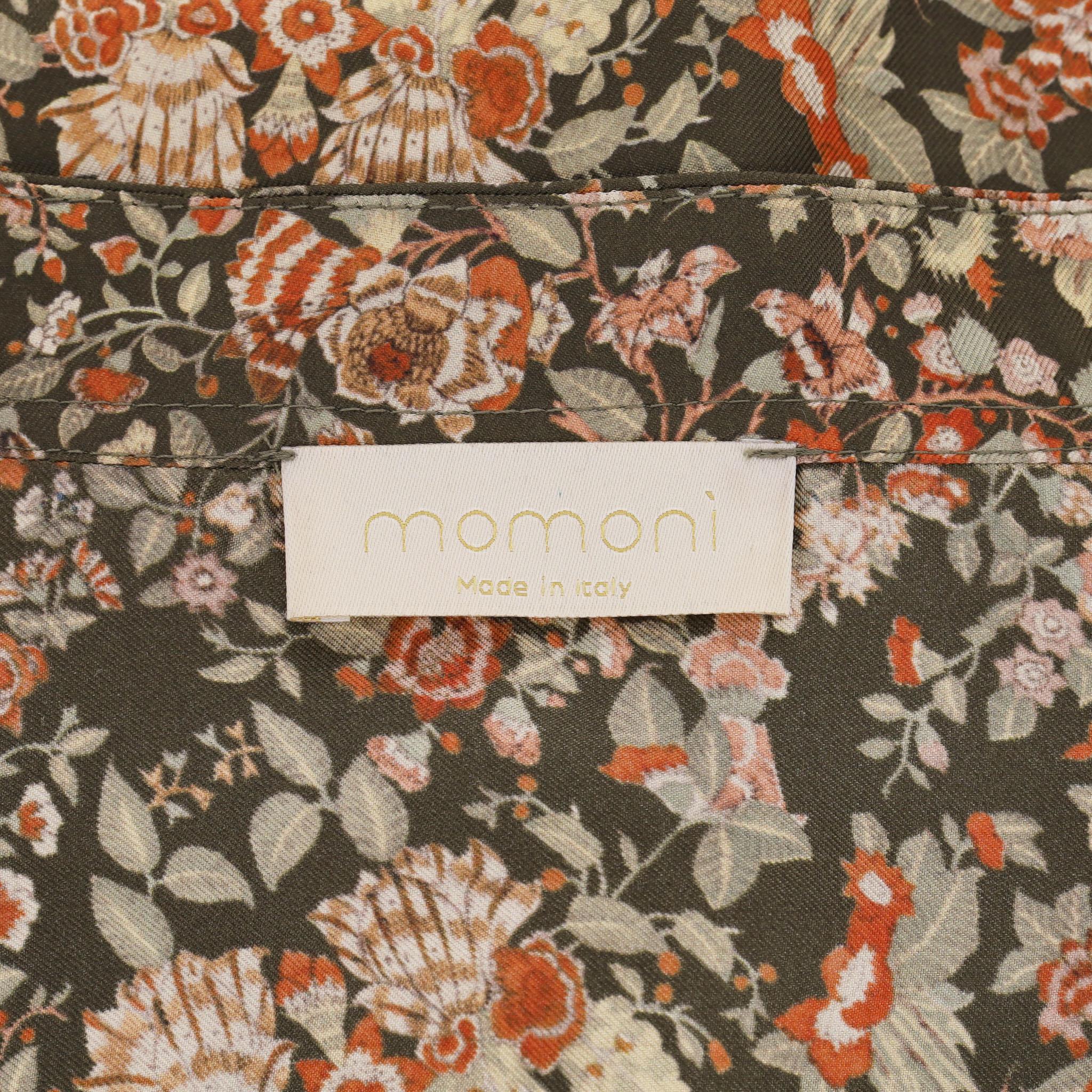 Momoni Silk Floral Top Damen im Angebot