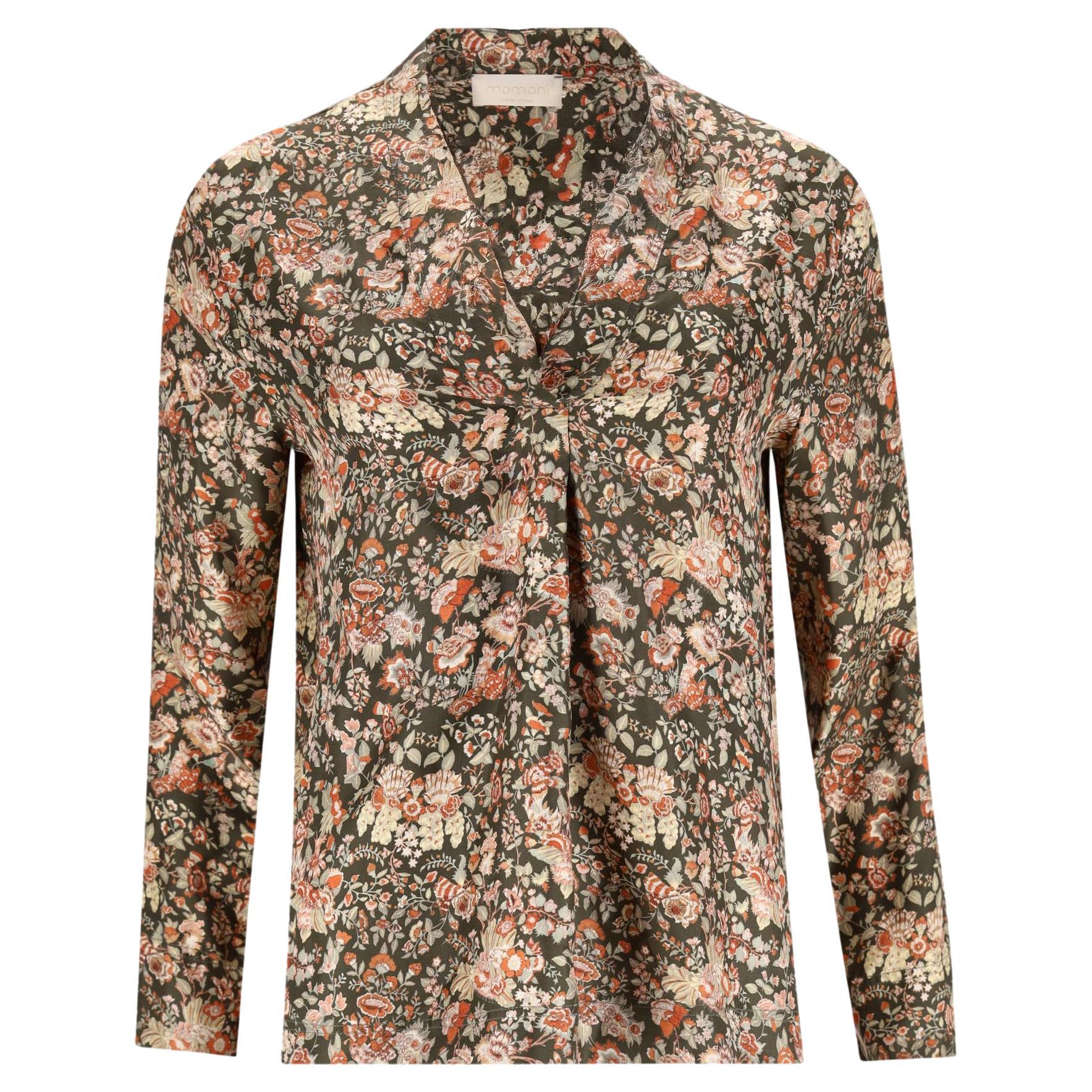 Momoni Silk Floral Top im Angebot