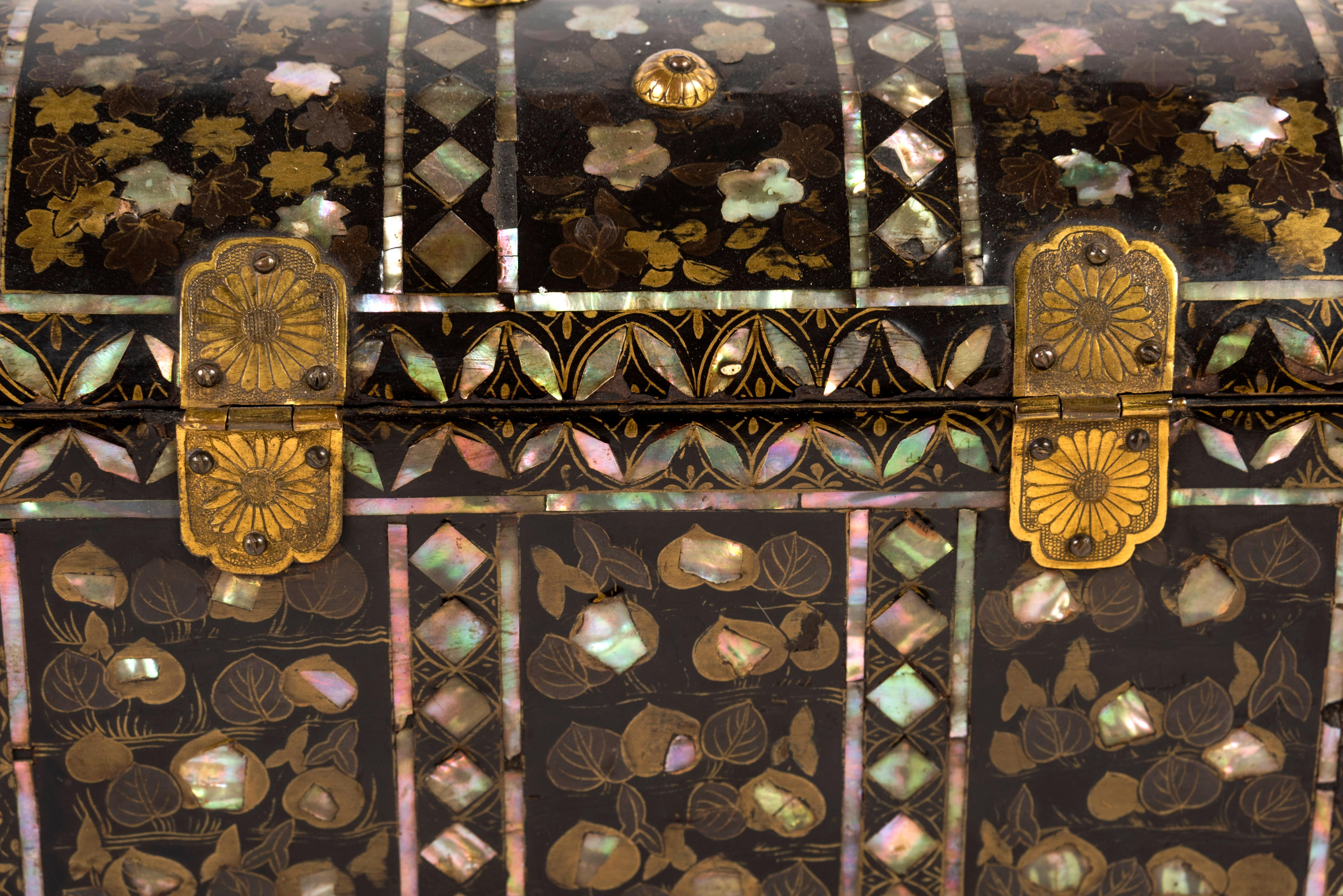 18th Century and Earlier Momoyama Namban Chest For Sale