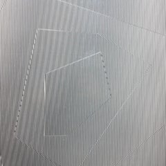 The Edge V (scultura da parete Op Art in plexiglass)