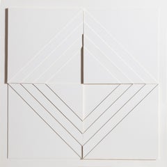 Stacked Diamonds, Minimalist 3-D Print Multiple by Mon Levinson 1969