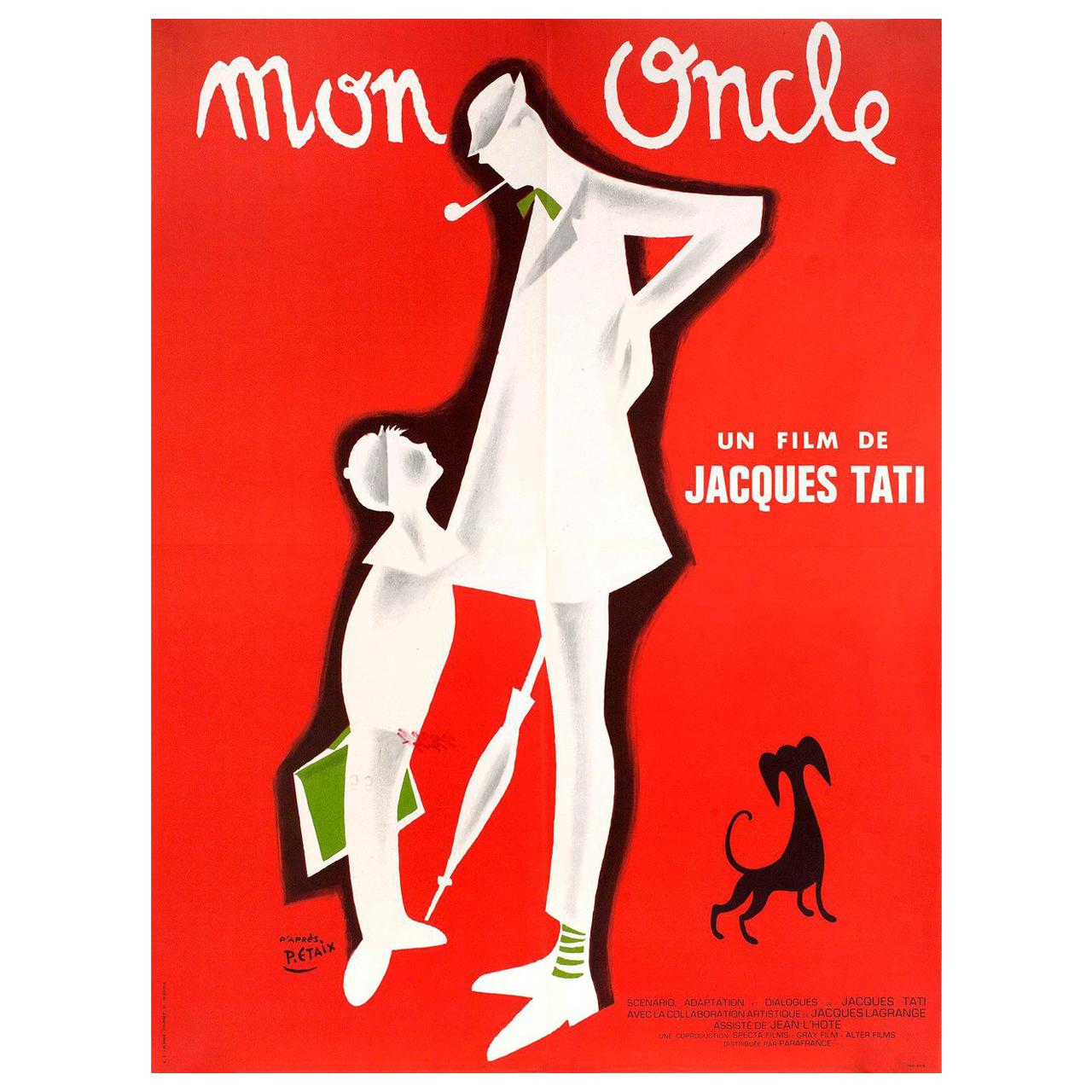 Mon Oncle R1960s French Moyenne Film Poster