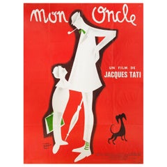 Mon Oncle R1970s French Grande Film Poster