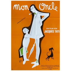 Mon Oncle R1970s German A1 Film Poster