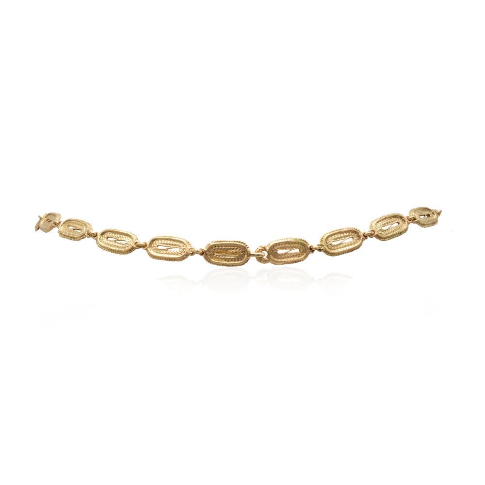 Mon Pilar Jewelry Roma Necklace in 14 Karat Yellow Gold For Sale 1