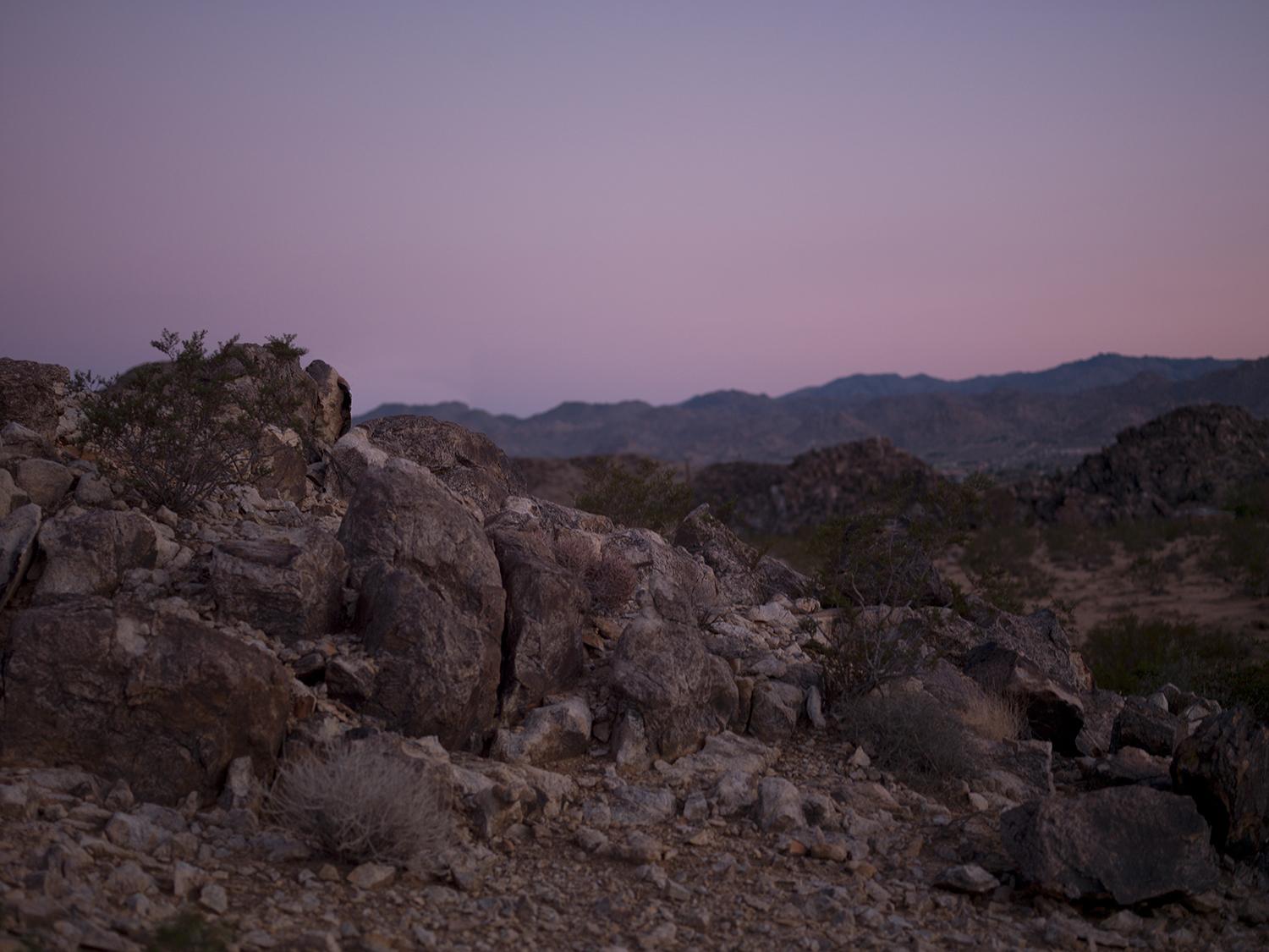 Mona Kuhn Color Photograph - She Disappeared into Complete Silence (AD6754) - monochromatic desert photograph