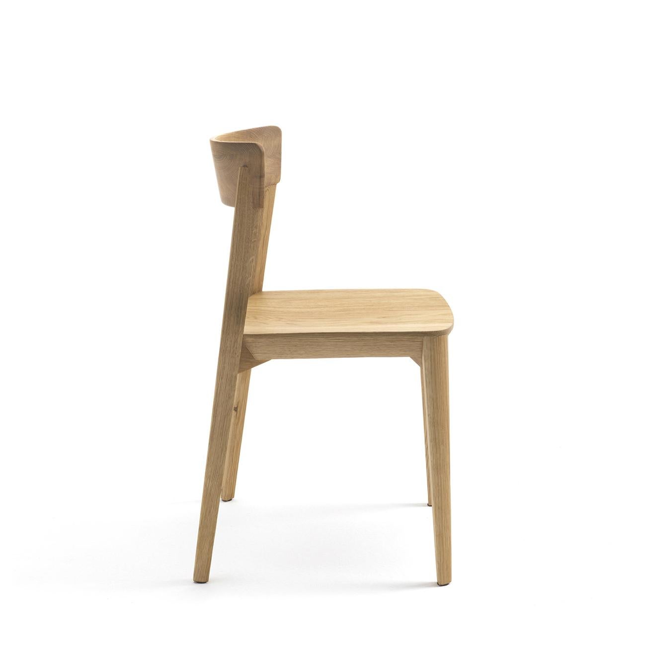 Italian Mona Oak Chair For Sale