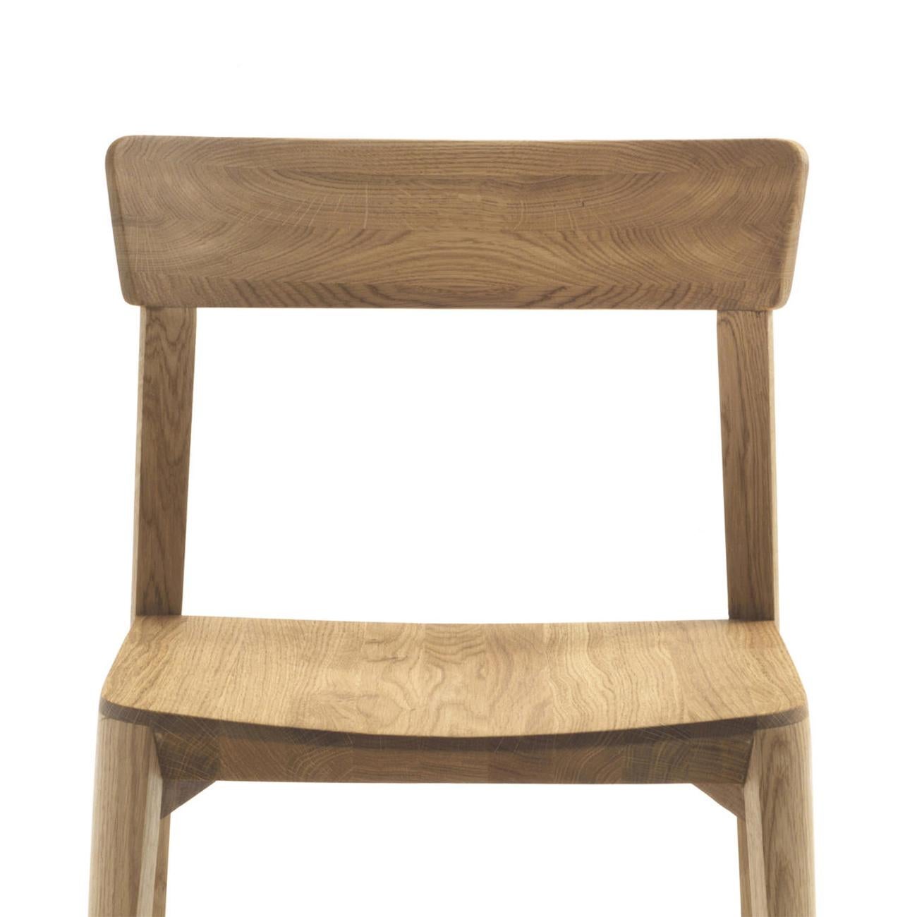 Mona Oak Chair In Excellent Condition For Sale In Paris, FR