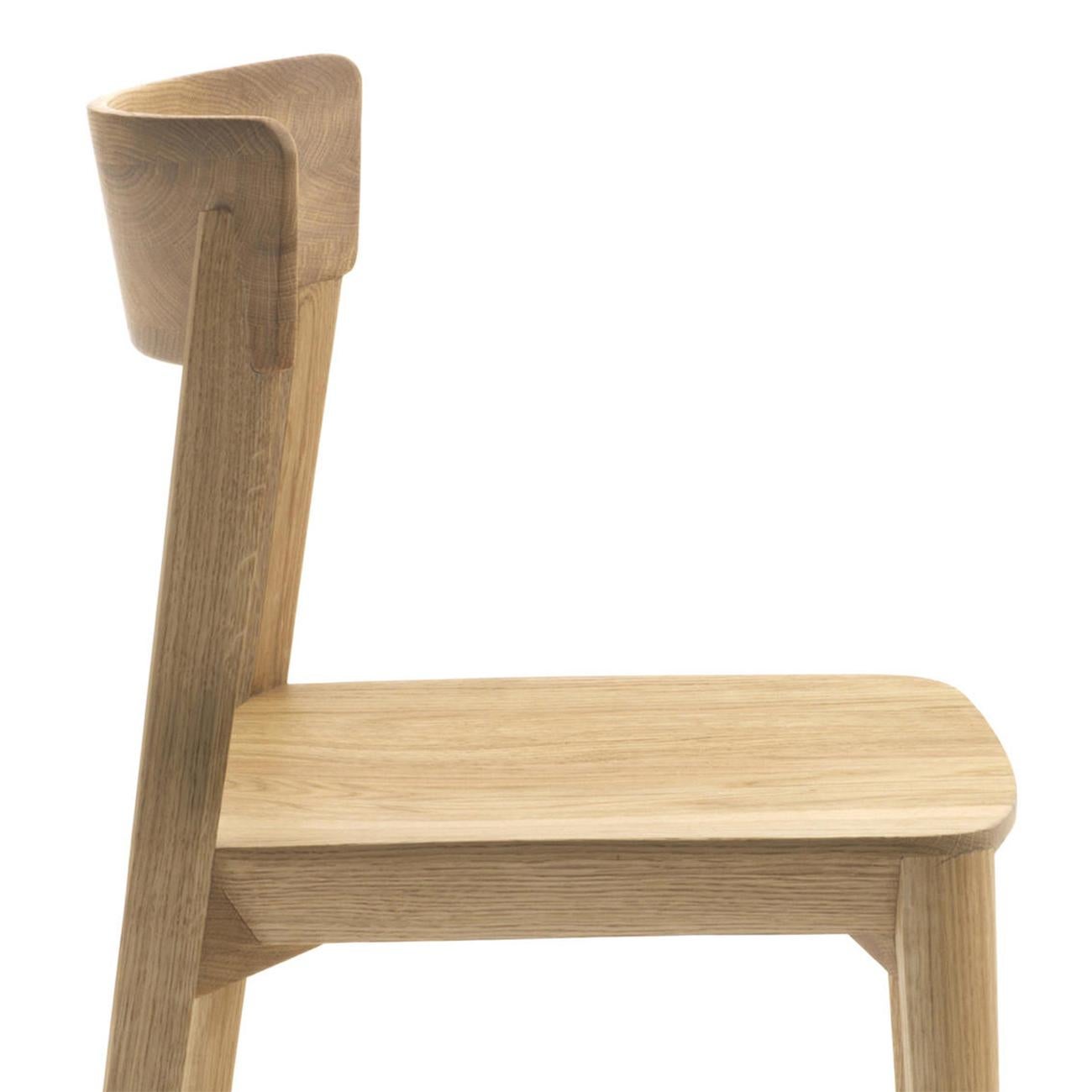 Contemporary Mona Oak Chair For Sale