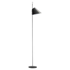 "Monachella" Azucena by Luigi Caccia Dominioni Italian Design Silver Floor Lamp