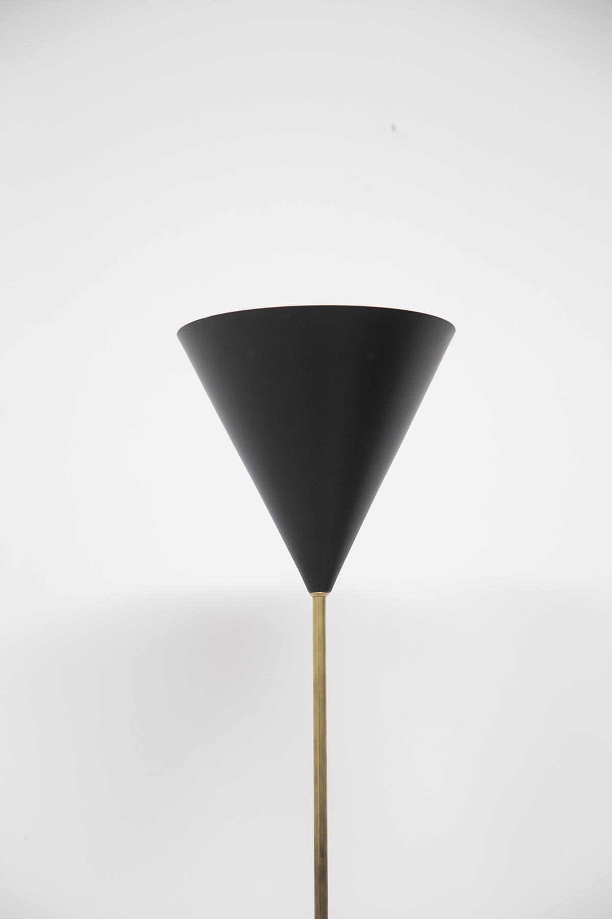 Monachella Brass Floor Lamp by Luigi Caccia Dominioni 2